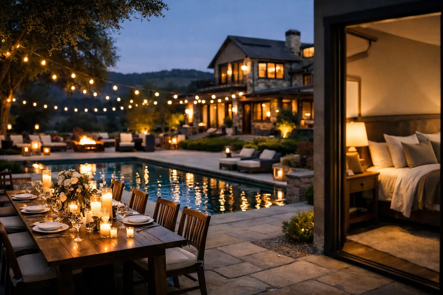 Choose a Private Event Venue With Overnight Stay